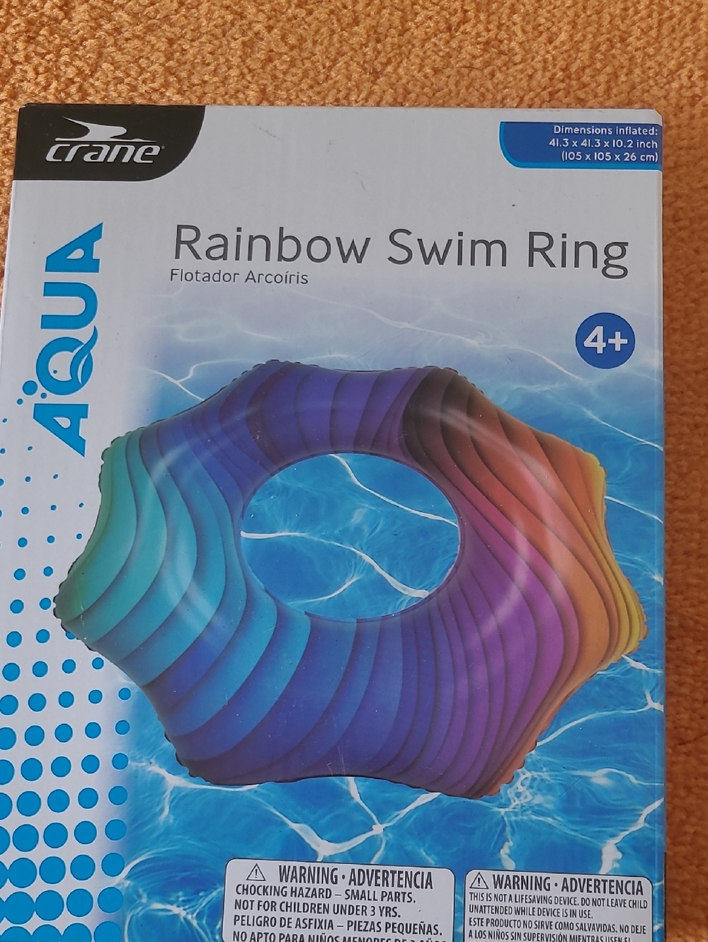 Rainbow Swim Ring - Multicolor  Swim Float